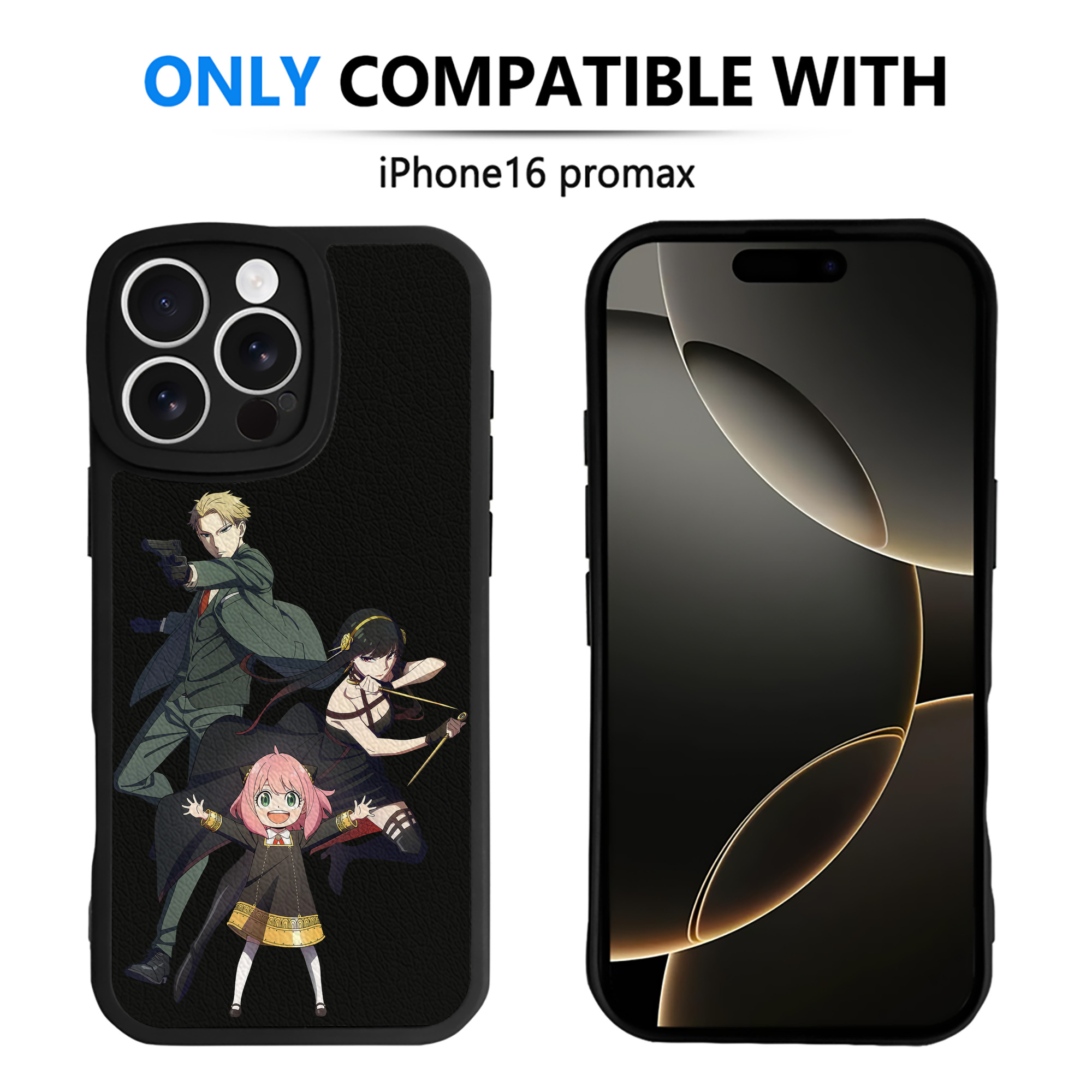 （画像用） SPY×FAMILY间谍家家酒 【iPhone 16シリーズ対応】シリコンスマホケース（レザー調） 材質：シリコン